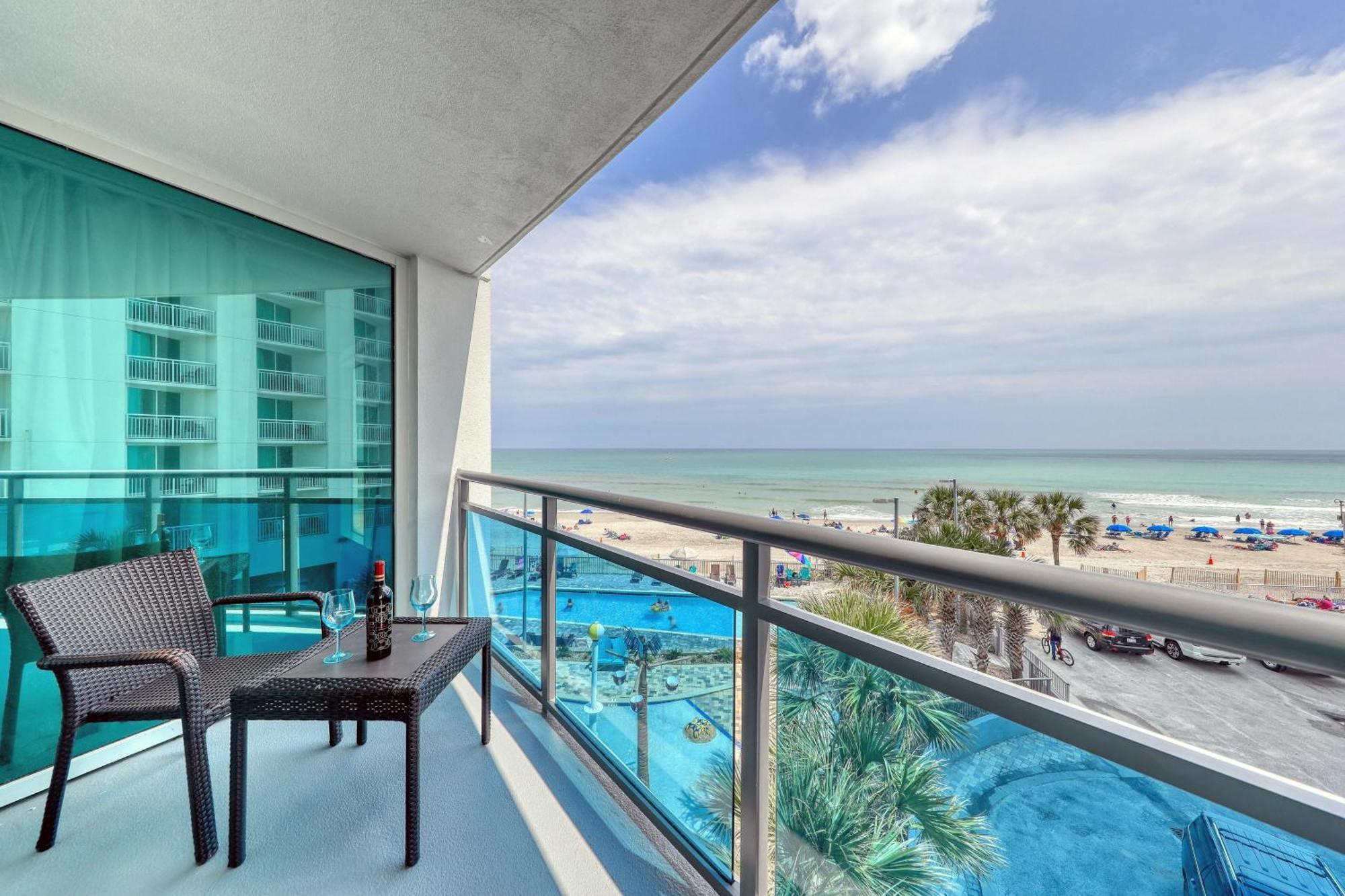 107 S Ocean Blvd, 0308 - Ocean Front Sleeps 6 Villa Myrtle Beach Buitenkant foto